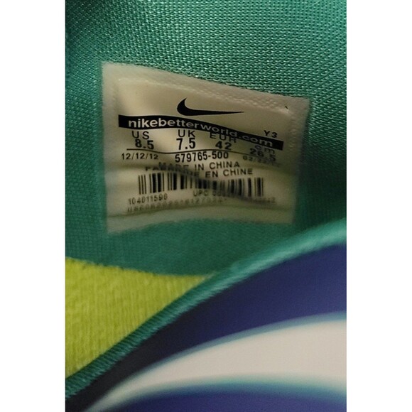 Nike Air LeBron James X Sprite 2013 Men Size 8.5 - Picture 6 of 7